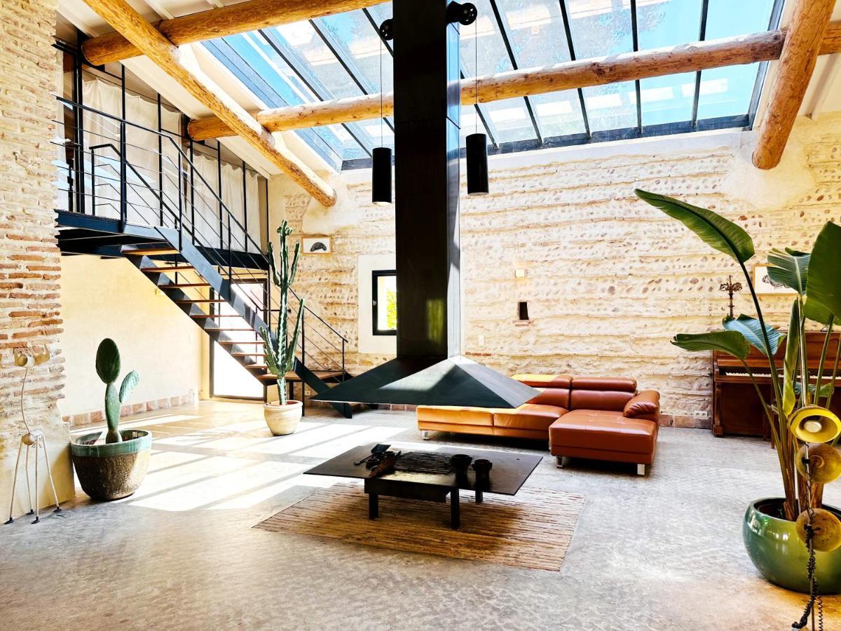 Magnifique Loft - Piscine - Tennis - Babyfoot Nîmes Kültér fotó